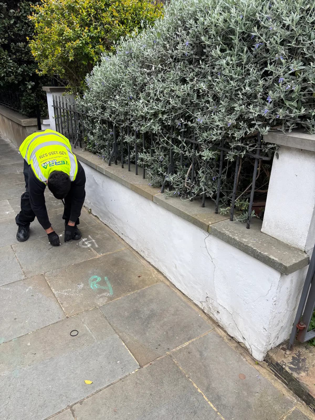 After commercial access clearance waste removal — cleared and tidy