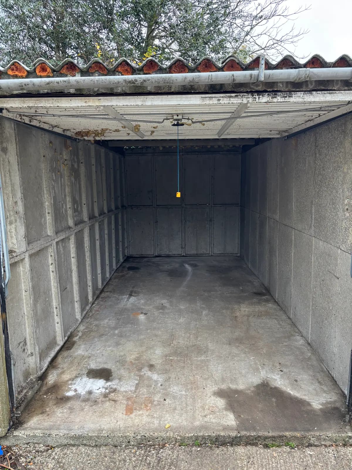 After garage clearance waste removal — cleared and tidy