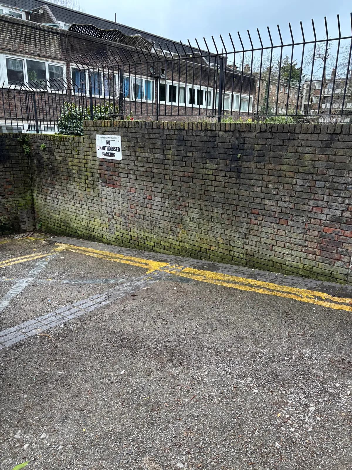 After bagged waste collection waste removal — cleared and tidy
